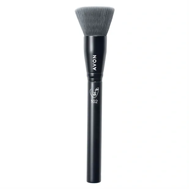 Rovně střižený štětec na make-up - 102