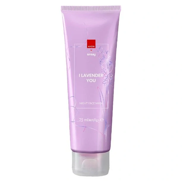 Noční pleťová maska s levandulí - 75ml