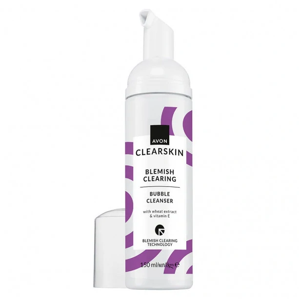Čisticí pěna Clearskin s výtažkem z pšenice a vitaminem E - 150ml