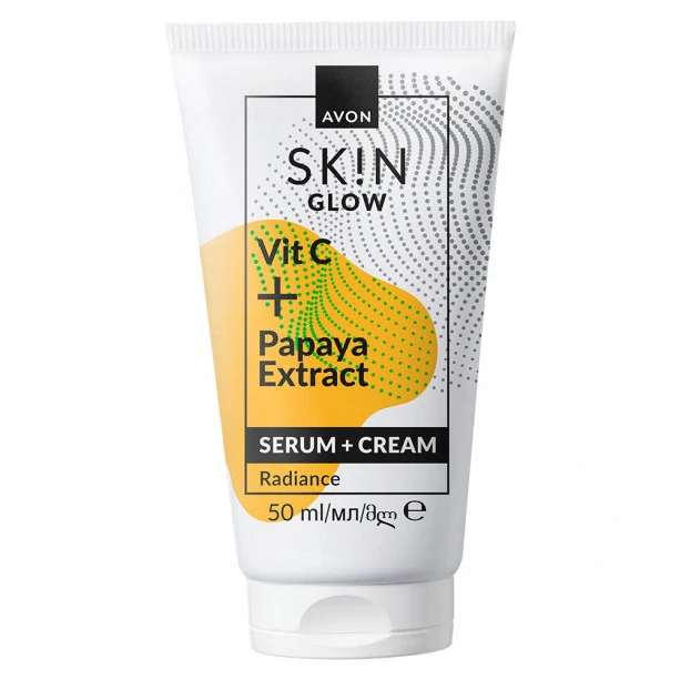 Rozjasňující pleťové sérum a krém 2v1 - 50 ml