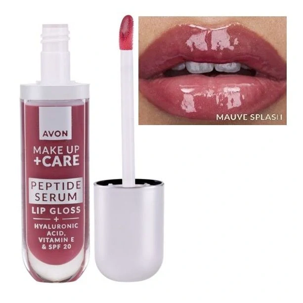 Pečující lesk na rty s peptidy - Mauve Splash
