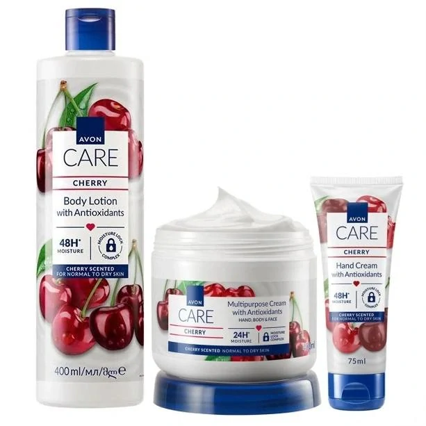 Sada péče s antioxidanty a vůní třešně