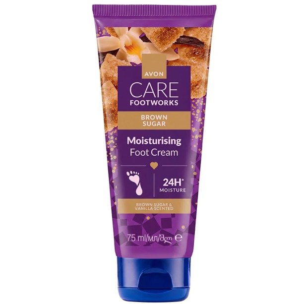 Krém na nohy s vůní hnědého cukru a vanilky - 75 ml