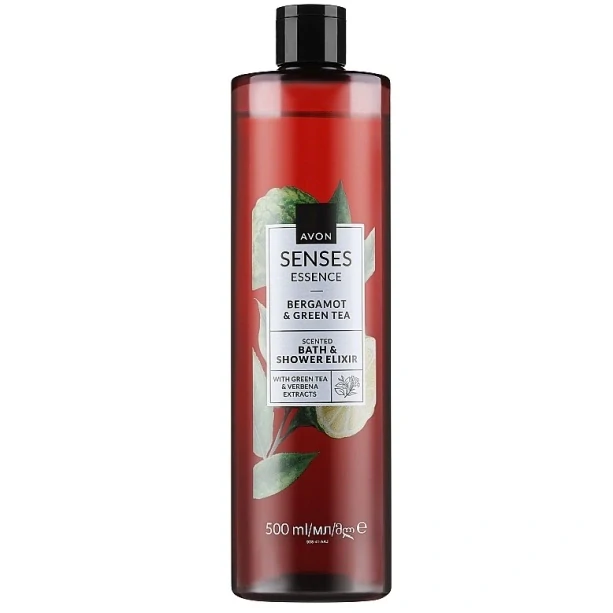 Elixír do koupele Essence s vůní bergamotu a zeleného čaje - 500ml