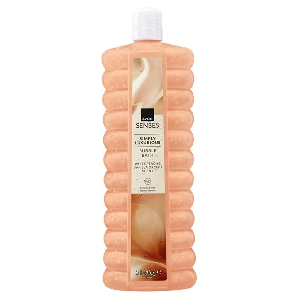 Pěna do koupele s vůní vanilkové orchideje a broskve - 1000ml