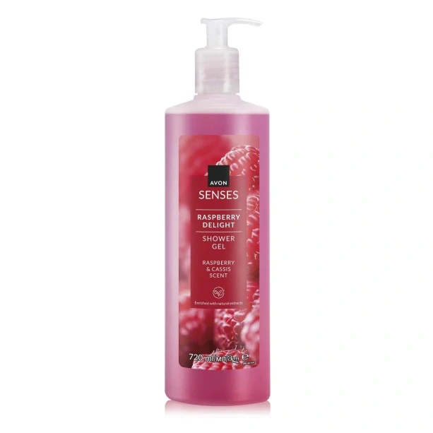 Sprchový gel s vůní maliny a rybízového likéru - 720ml