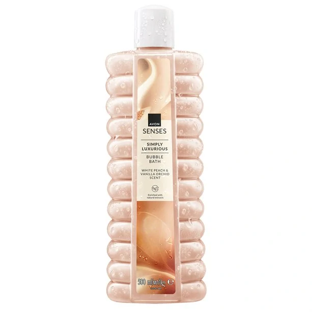 Pěna do koupele s vůní broskve a vanilkové orchideje - 500ml