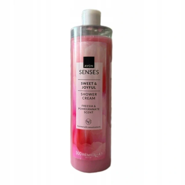 Krémový sprchový gel s vůní frézie a granátového jablka - 500ml