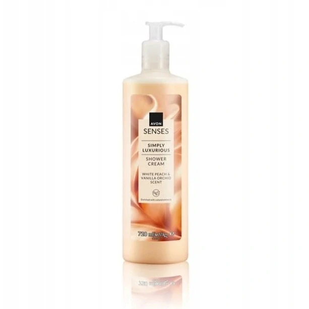 Krémový sprchový gel s vůní broskve a vanilkové orchideje - 720ml