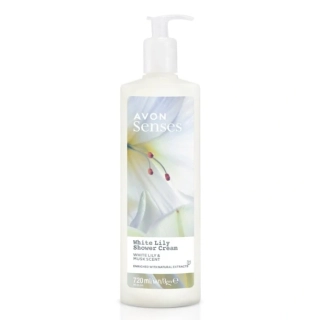 Krémový sprchový gel s vůní bílé lilie a mošusu - 720ml