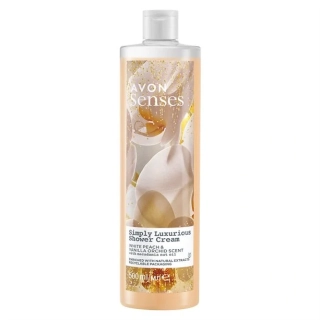 Krémový sprchový gel s vůní broskve a vanilkové orchideje - 500ml