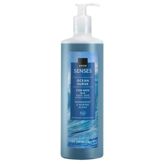 Sprchový gel na tělo i na vlasy s vůní moře a máty - 720ml