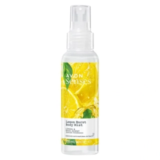 Tělový sprej s vůní citronu a bazalky - 100ml