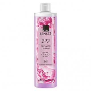Krémový sprchový gel s vůní pivoňky a magnolie - 500ml
