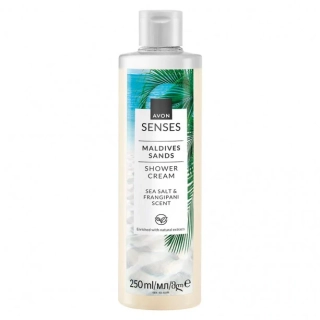 Krémový sprchový gel s vůní mořské soli a plumerie - 250ml
