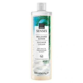 Krémový sprchový gel s vůní mořské soli a plumérie - 500ml