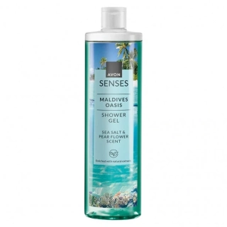 Krémový sprchový gel s vůní mořské soli a květu hrušně - 500ml