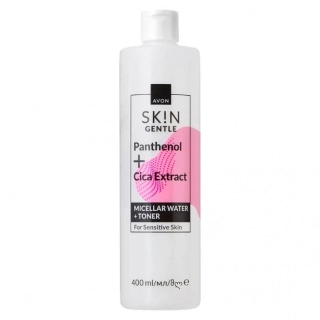 Čistící micelární voda a tonikum 2v1 pro citlivou pleť - 400 ml