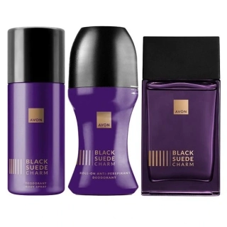 Sada Black Suede Charm