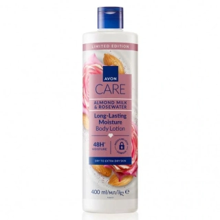 Tělové mléko s mandlovým mlékem a růžovou vodou - 400 ml