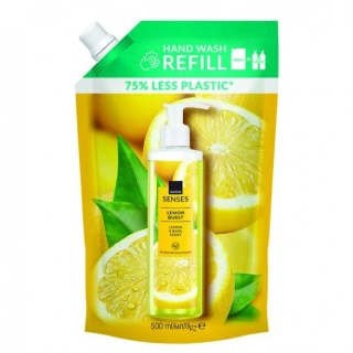 Tekuté mýdlo s vůní citronu a bazalky - náhradní náplň - 500 ml