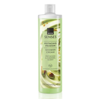 Sprchový gel s vůní pistácie a karamelu - 500 ml