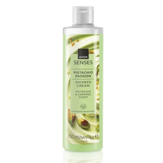 Sprchový gel s vůní pistácie a karamelu - 250 ml