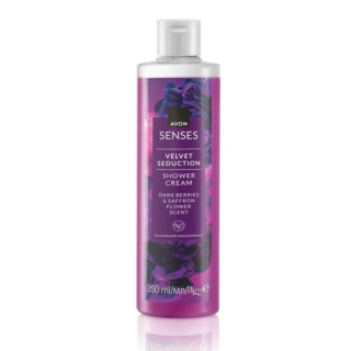 Krémový sprchový gel s vůní tmavých bobulí a květu šafránu - 250 ml