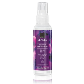 Tělový sprej s vůní tmavých bobulí a květu šafránu - 100 ml