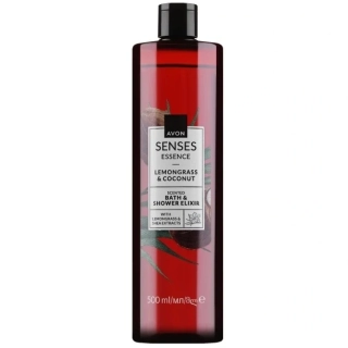 Elixír do koupele Essence s vůní citronové trávy a kokosu - 500ml