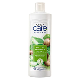 Šampon a kondicionér 2v1 s aloe a makadamovým olejem - 700ml