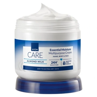 Hydratační krém na obličej, ruce a tělo s glycerinem a mandlovým mlékem - 400ml